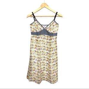 Parameter Bird Print Silk Slip Dress